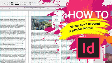 How to wrap text around a photo or image in Adobe® InDesign®