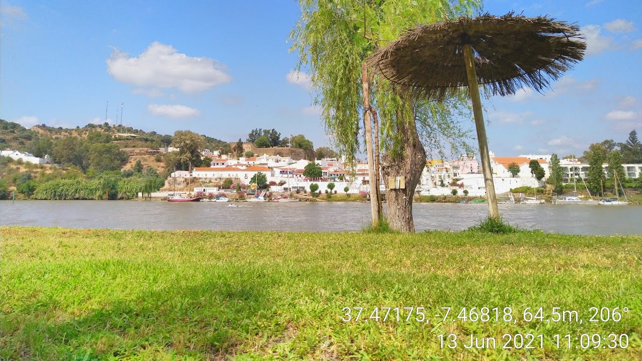 Visito la Playa Fluvial de Sanlucar de Guadiana - Huelva - Andalucía - ESPAÑA - 10 JUNIO 2021