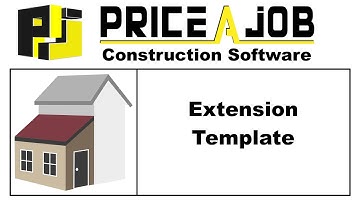 Estimating Projects: Complete Building Extension Template - Price A Job