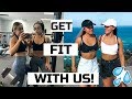 OUR WORKOUT ROUTINE FOR A WEEK! GET FIT WITH US! 💪🏻