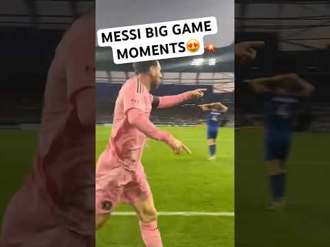 Messi LOVES a big game!⚽️💗