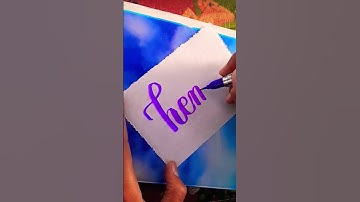Hema name in calligraphy #calligraphy#shorts#art#youtube#gsbrand#indian#writing#love#style#hema