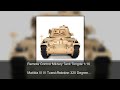 Remote Control Military Tank Tongde 1/16 Matilda III IV Turret Rotation 320 Degree IR Lights So