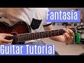 Fantasía - Sebastian Yatra | Guitar Tutorial/Lesson | Tutorial de Guitarra - Fingerstyle