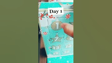 Day 1 opening the Disney Advent Calendar and it