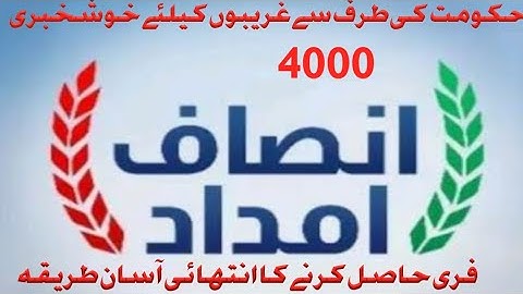 Insaf imdad Program  || cm punjab Rozgar scame 2020 || insaf imdad Application