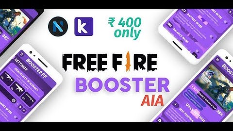 FREE FIRE BOOSTER AIA APP | NIOTRON AIA