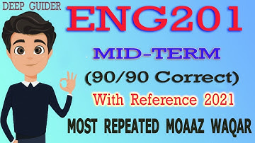 ENG201 Grand Quiz 2022 | ENG201 Important Questions | ENG201 Past Paper |MidTerm Short | Moaaz |2022