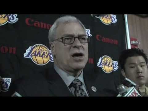 Lakers Coach Phil Jackson on Michael Jordan being a potential owner of the Charlotte Bobcats