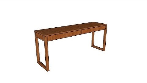 How to build a desk with drawers