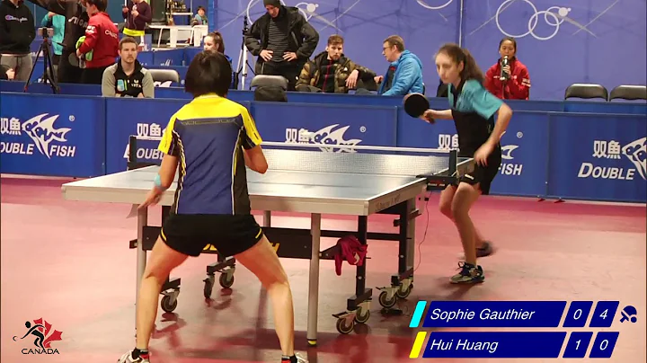 Sophie Gauthier vs Hui Huang - Women's Singles / S...