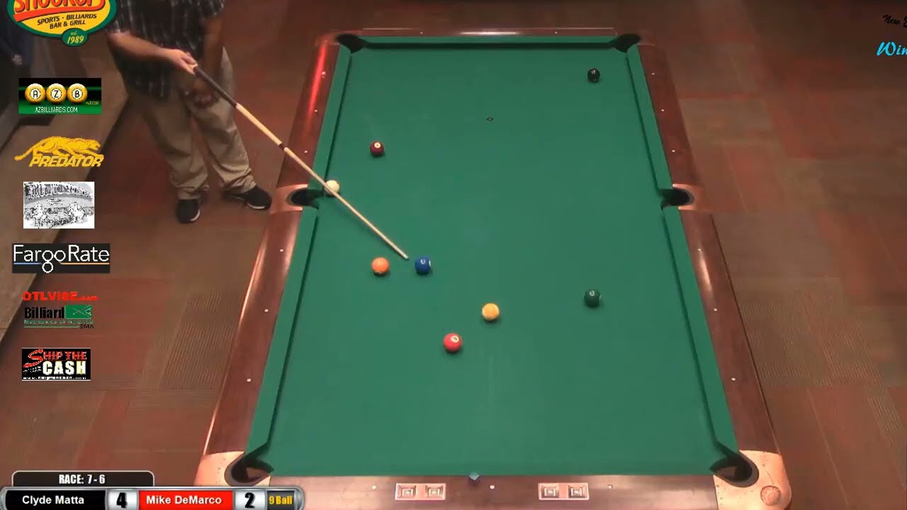 Clyde Matta VS Mike DeMarco | Race to 7/6 - 9 Ball