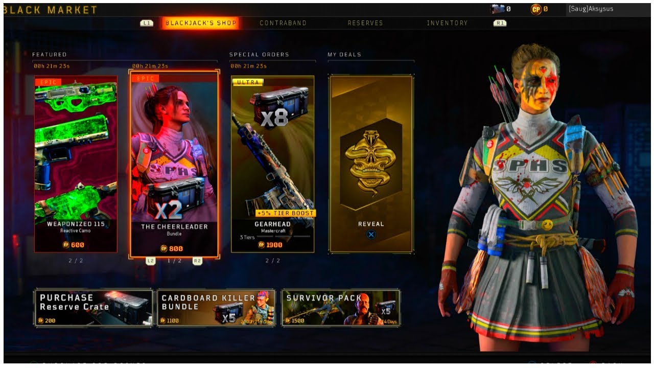 Black Ops 4 - Blackjack Shop NEW Weekly Items! July 23rd Special Orders & Featured Items!