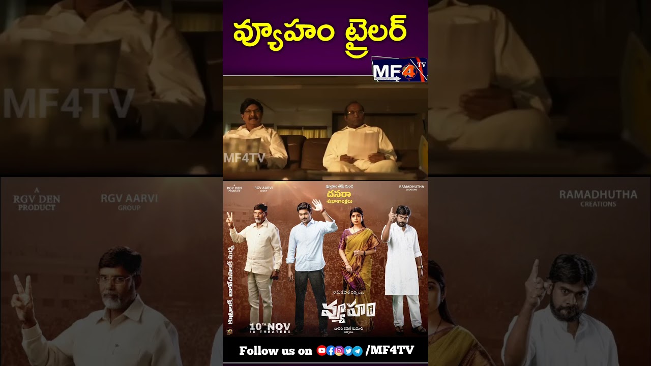 Vyuham | వ్యూహం trailer | RGV| 