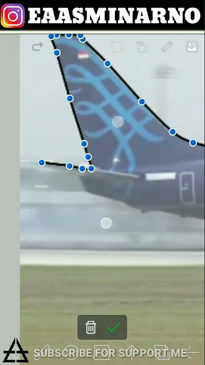 MEMBUAT SILUET PESAWAT SRIWIJAYA AIR #shorts