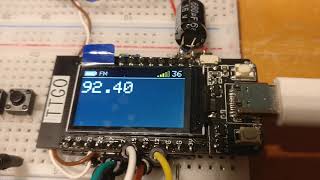 TEF6686 ESP32 TTGO Radio Test TEF6686 ESP32 TTGO Radio Test
