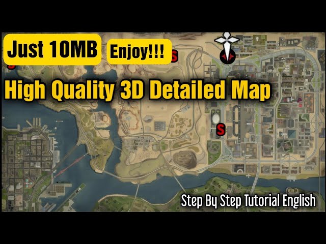 Download 3D map with street and district names for GTA San Andreas (iOS,  Android)