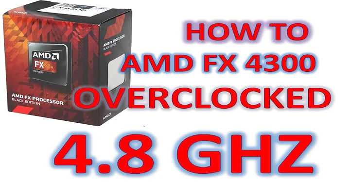 AMD FX 프로세서를 오버클럭하는 방법