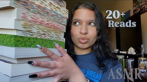 Asmr Reading Wrap up | book reviews of the 20+ books I read last month