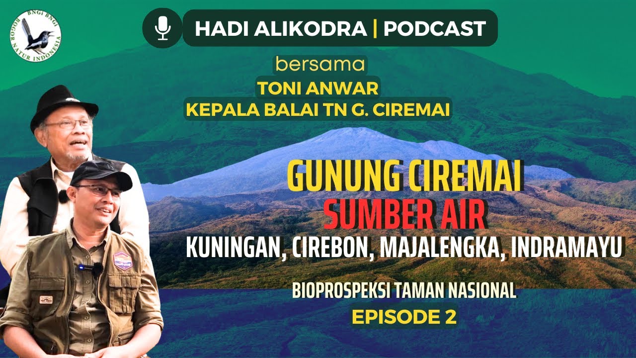GUNUNG CIREMAI, SUMBER AIR KUNINGAN, CIREBON, MAJALENGKA, INDRAMAYU | HADI ALIKODRA PODCAST