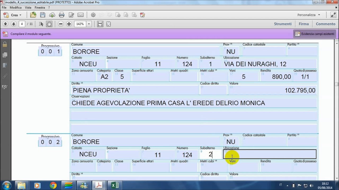 Come Compilare Una Dichiarazione Di Successione Parte 8 Compiliamo Il Modello 4