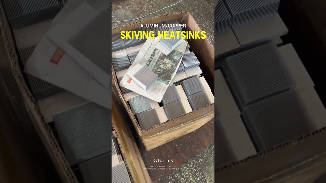 Aluminum Skived heatsink for 5G Telecommunications 