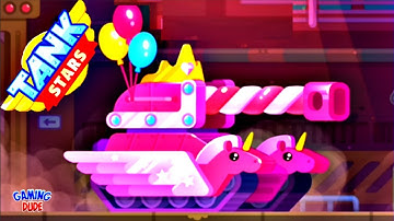 Tank Stars UPDATE - New PINKY Tank | Sweet Punch Booster | Android GamePlay FHD