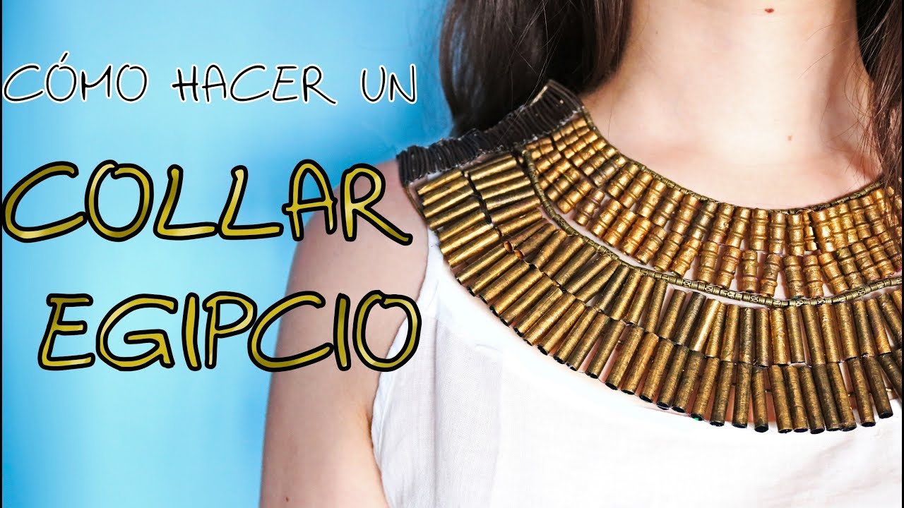 Tutorial Collar Egipcio  Fácil DIY