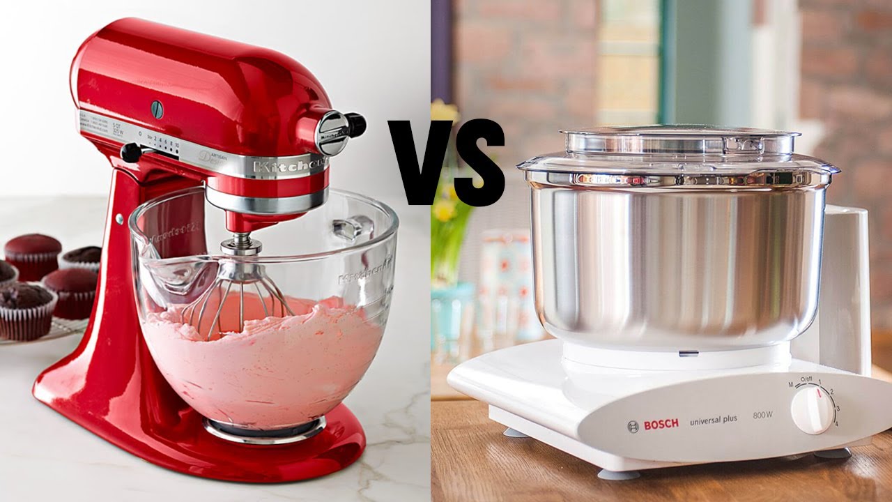 KitchenAid vs. Bosch Which Stand Mixer is Right for You? - YouTube