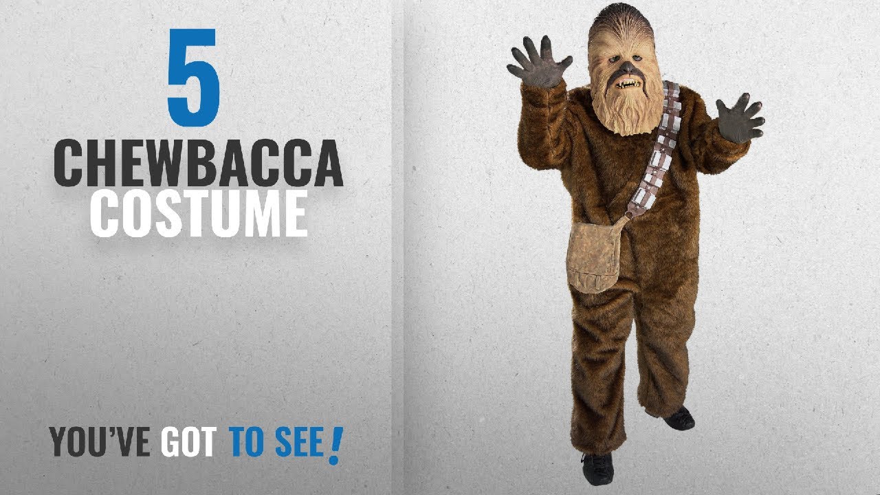 Top 10 Chewbacca Costume [2018]: Rubie's Costume Star Wars Deluxe