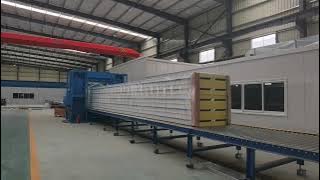 Topropan rockwool sandwich panels production