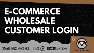 Custom E-Commerce Website Feature For Wholesale Customers