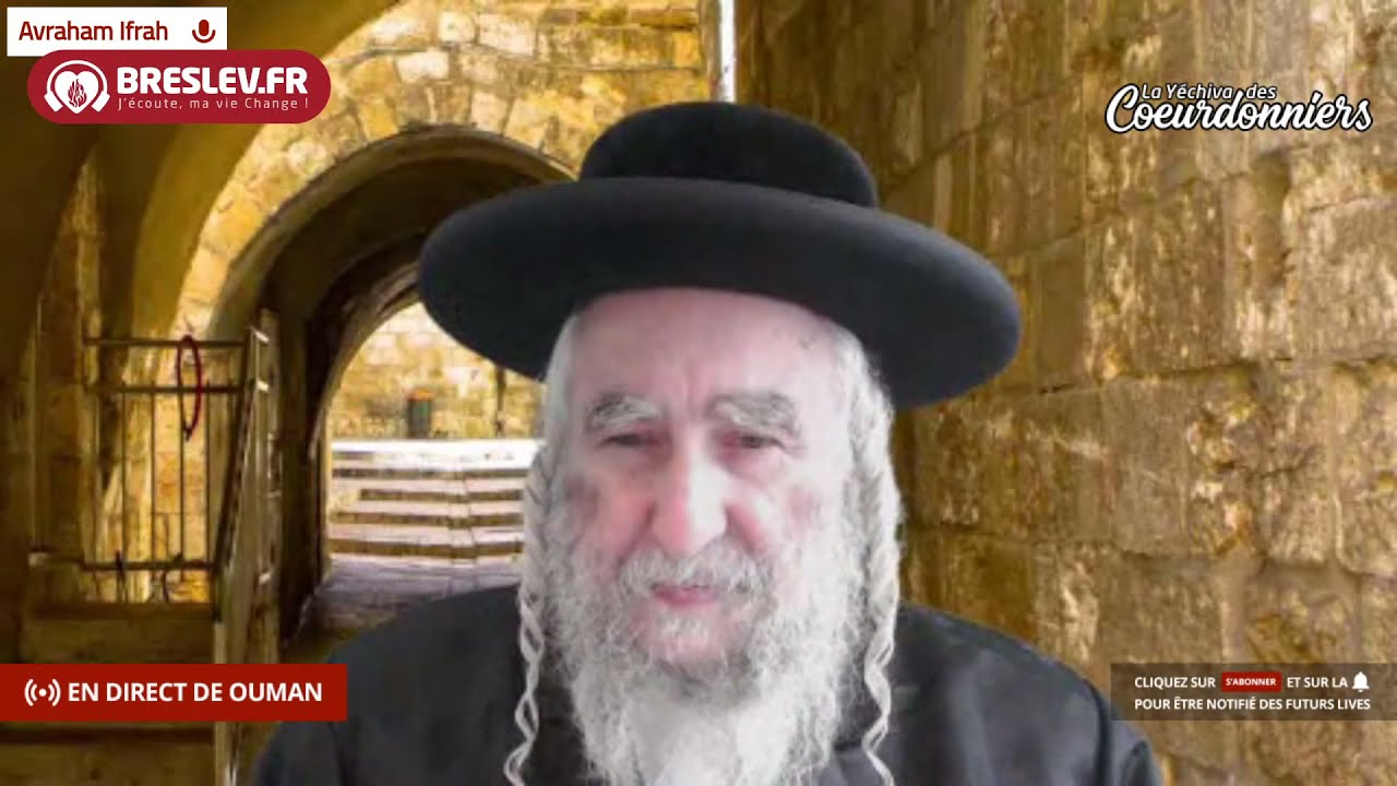 Rabbi Nahman: "Il n'y aura pas de guerre Gog et Magog " (24/02/22)