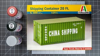 Unboxing: Shipping Container 20 Ft. by Italeri (1/24 Scale)