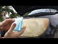 Headlight Restoration with Armor All headlight restoration wipes - cleaner and sealer