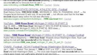 1998 Rose Bowl StorySearch