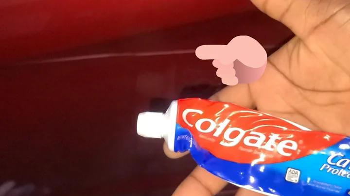 SIMPLE DIY - Tricks Using Colgate Toothpaste To Remove Scratches on your car