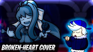 [FNF COVER] BROKEN-HEART But Korner and Monika Sings IT! [FNF Late Night City Tales -Chapter 1]