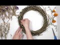 how to make a wreath from yard trimmings