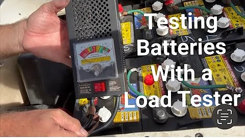 Testing Golf Cart Batteries with Load Tester