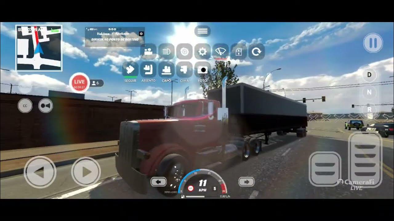 NOVO JOGO DE CAMINHÃO PARA CELULAR - USA 3D TRUCK SIMULATOR 2016 