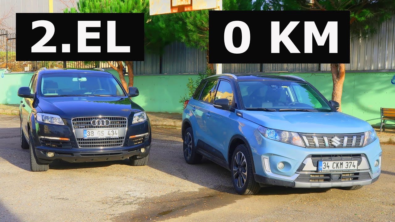 0 KM Suzuki Vitara parasna 2 El Audi Q7 alnr m  Ayn paraya hangisi