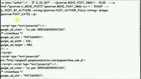 adding ads on the top of the post in phpbb