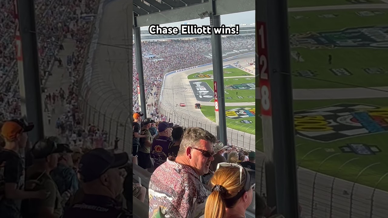 Chase Elliot wins the autotrader echopark automotive 400 at Texas Motor Speedway