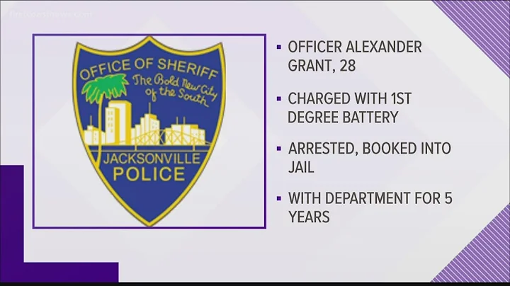 Jacksonville police officer arrested for reportedly striking handcuffed individual multiple times