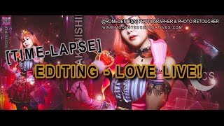 Time-lapse Editing with comments on video | Cosplay (Maki Nishikino SR card)