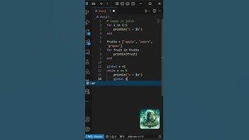 Learn how to write Loops in Julia #coding #codeadventure