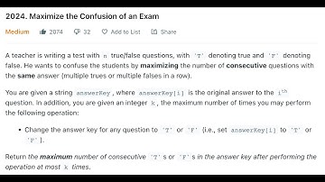 2024. Maximize the Confusion of an Exam (2023-07-07)