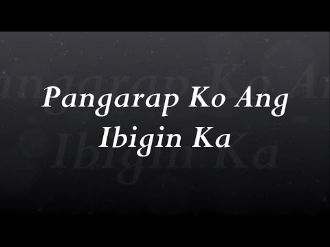 Pangarap Ko Ang Ibigin Ka (Lyrics) - Regine Velasquez - YouTube