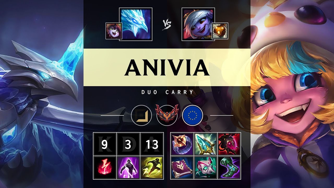 Anivia Carry vs Tristana - EUW Grandmaster Patch 25.21